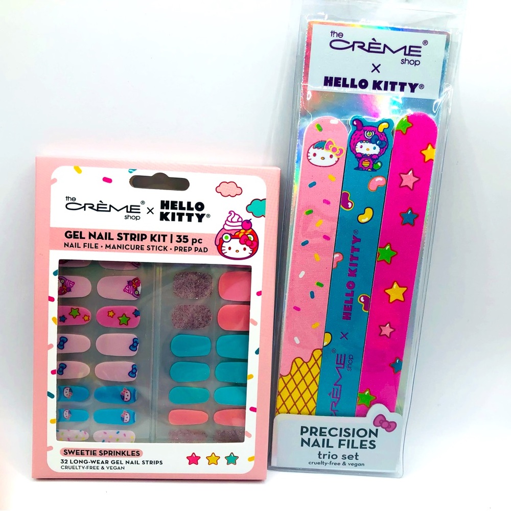 The Crème Shop x Hello Kitty Gel NailStrips & Nail Files